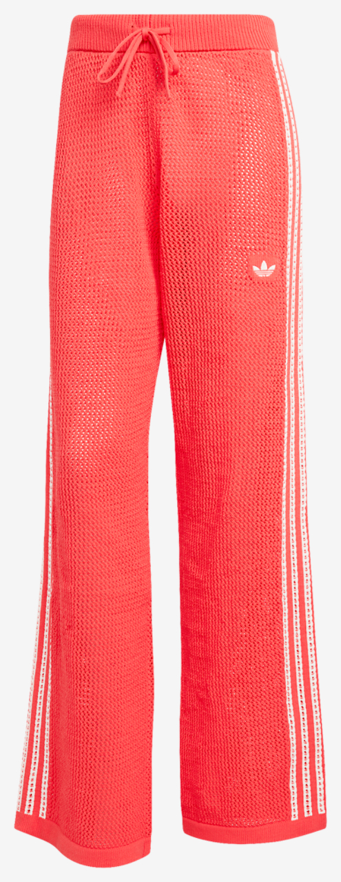 adidas Originals Knitted Crochet Firebird Track Pants Image 6 of 6. Tap to open photo gallery.