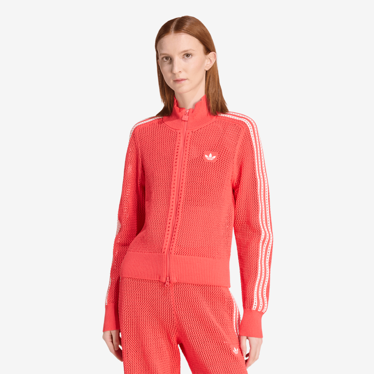 adidas Originals Knitted Crochet Firebird Track Top - Women's