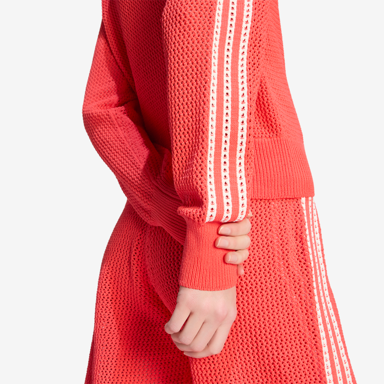adidas Originals Knitted Crochet Firebird Track Top - Women's