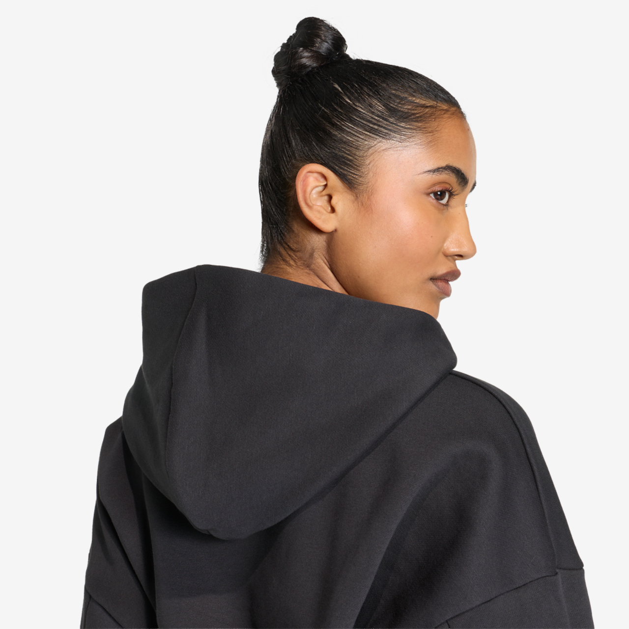 adidas Hyperglam Training Cropped Hoodie Image 3 of 6. Tap to open photo gallery.