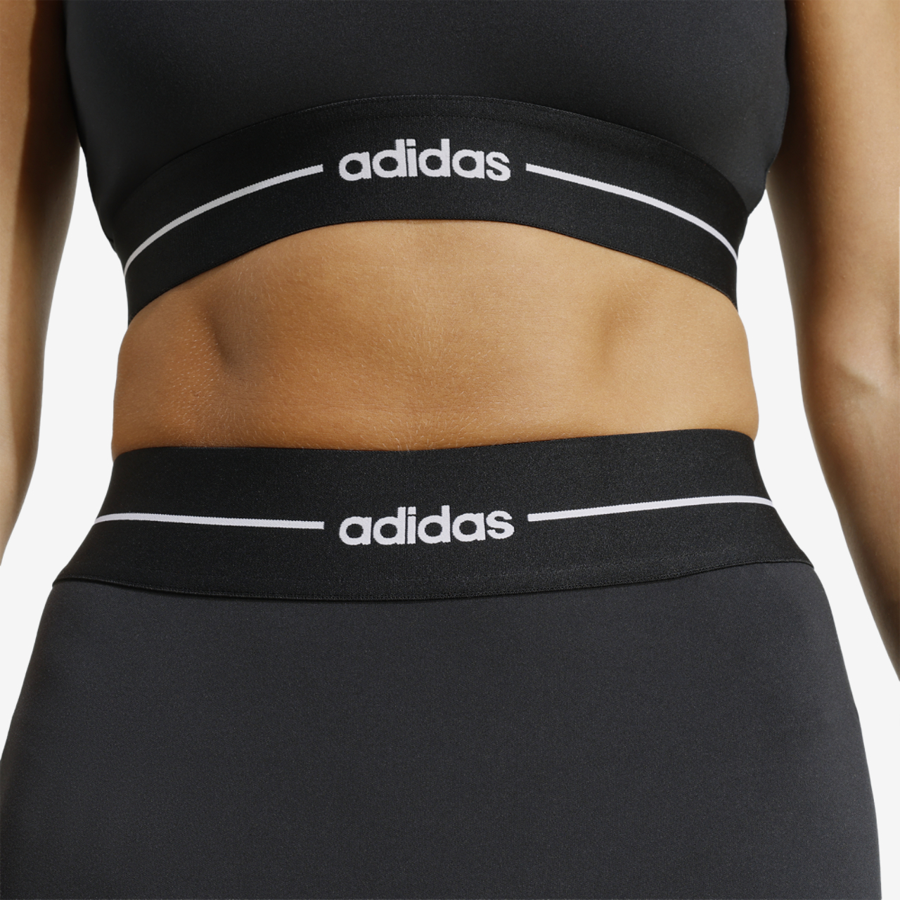 adidas Hyperglam Training Leggings Image 3 of 6. Tap to open photo gallery.