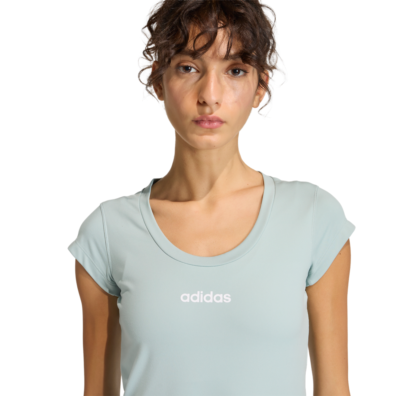 adidas Hyperglam Traning Baby T-Shirt Image 3 of 6. Tap to open photo gallery.