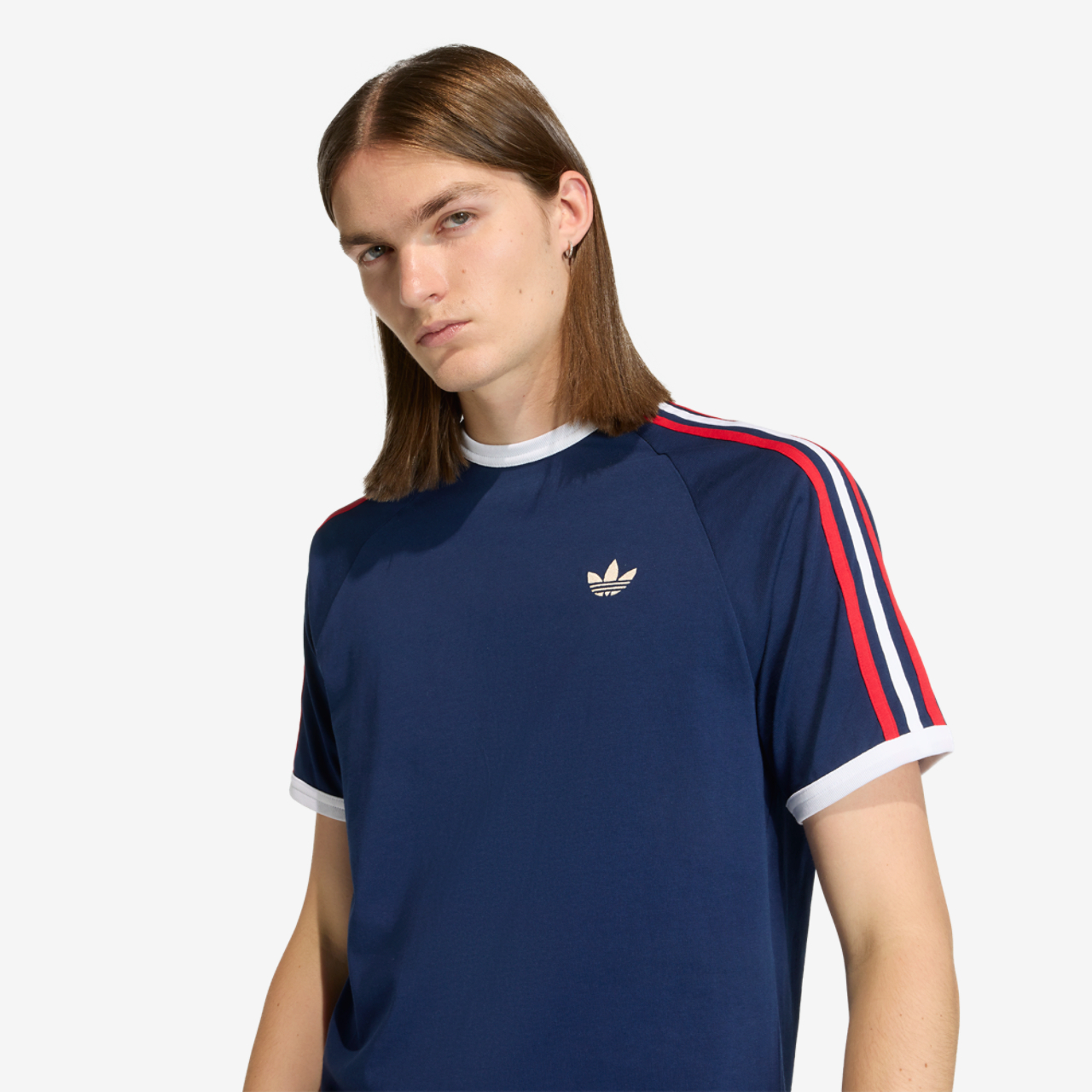 adidas 3-Stripes T-Shirt Image 4 of 7. Tap to open photo gallery.