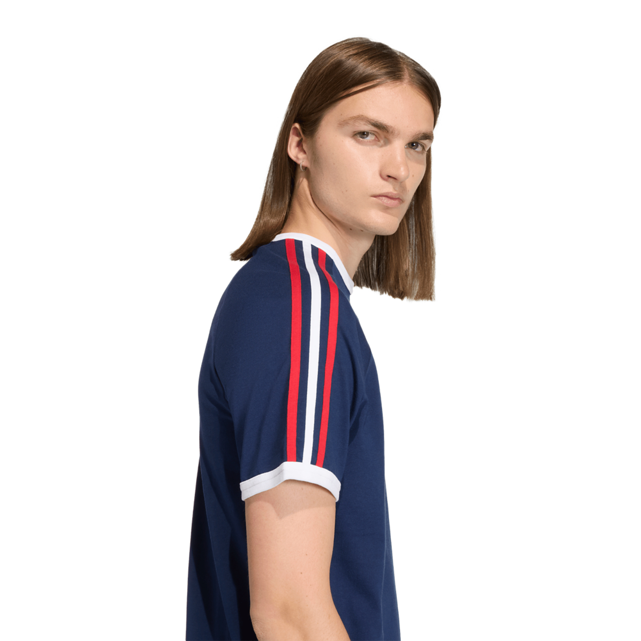 adidas 3-Stripes T-Shirt Image 5 of 7. Tap to open photo gallery.