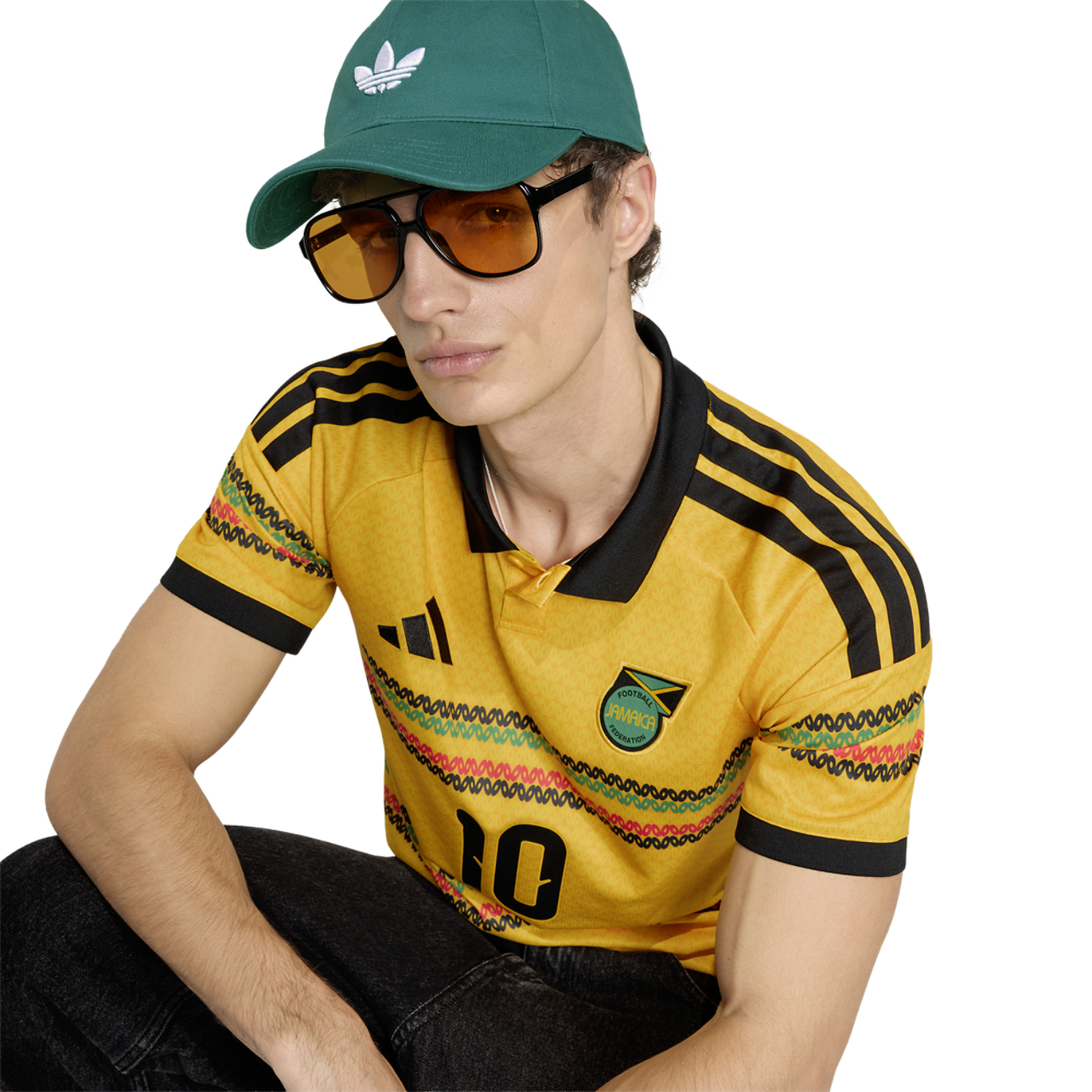 adidas Jamaica Home Jersey Image 5 of 7. Tap to open photo gallery.
