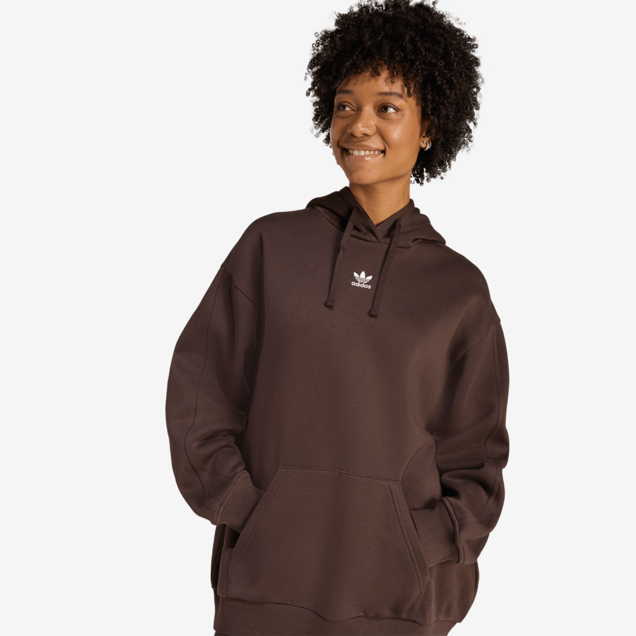 adidas Originals Essentials Oversized Hoodie Image 4 of 6. Tap to open photo gallery.