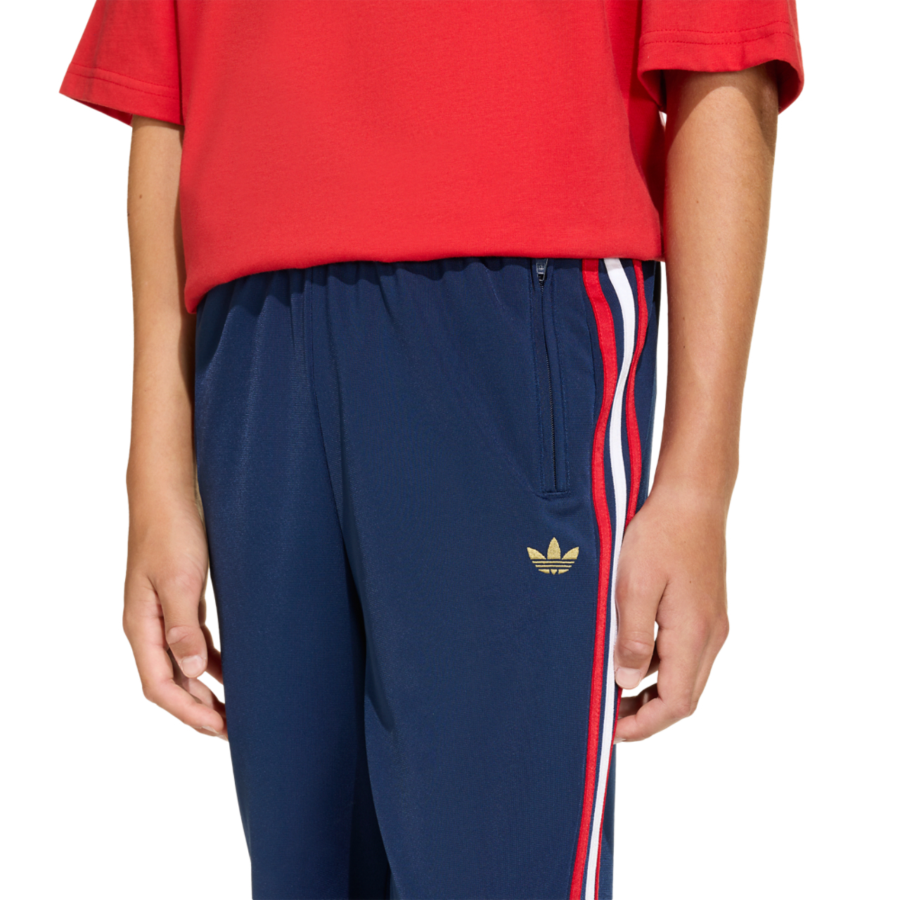 adidas Firebird Track Pants Image 4 of 6. Tap to open photo gallery.