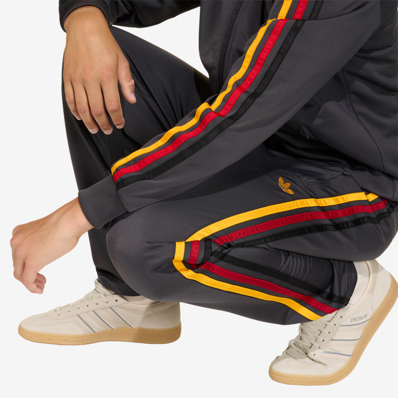 adidas Firebird Track Pants Image 4 of 6. Tap to open photo gallery.