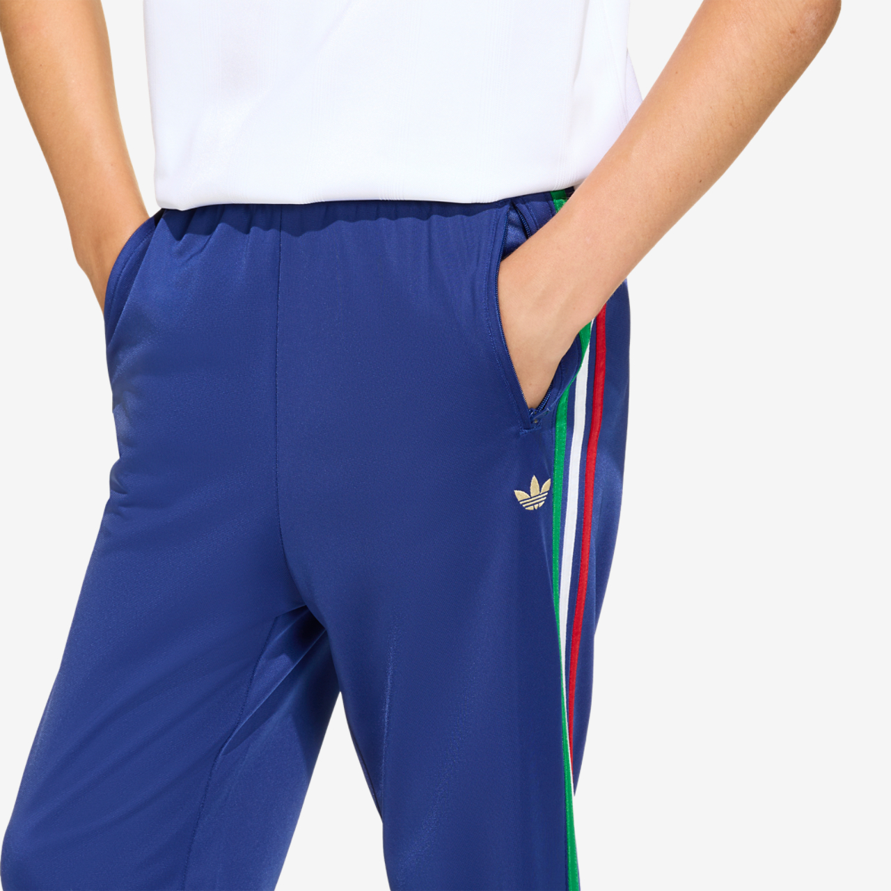 adidas Firebird Track Pants Image 4 of 6. Tap to open photo gallery.