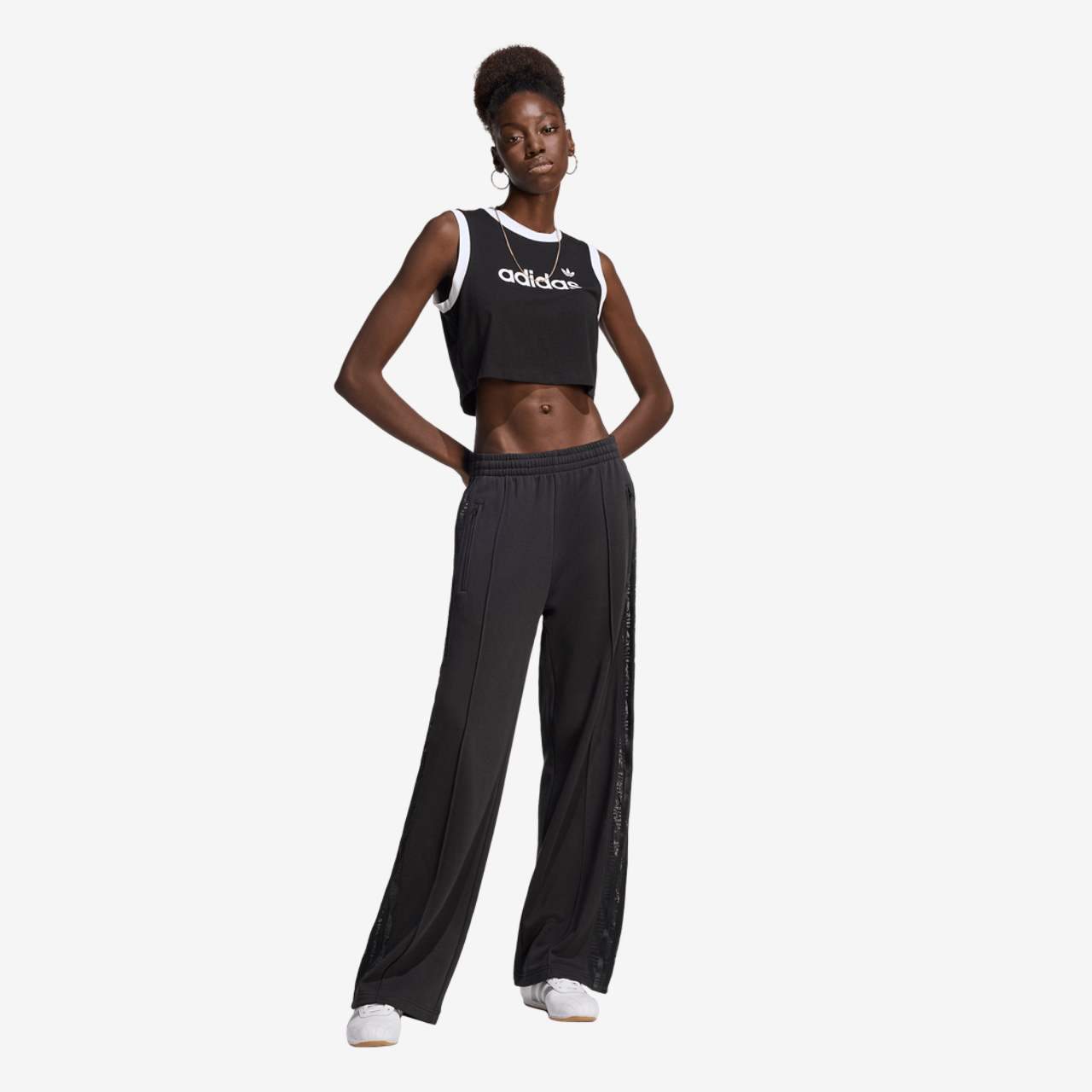 adidas Firebird Lace Track Pants Image 5 of 6. Tap to open photo gallery.