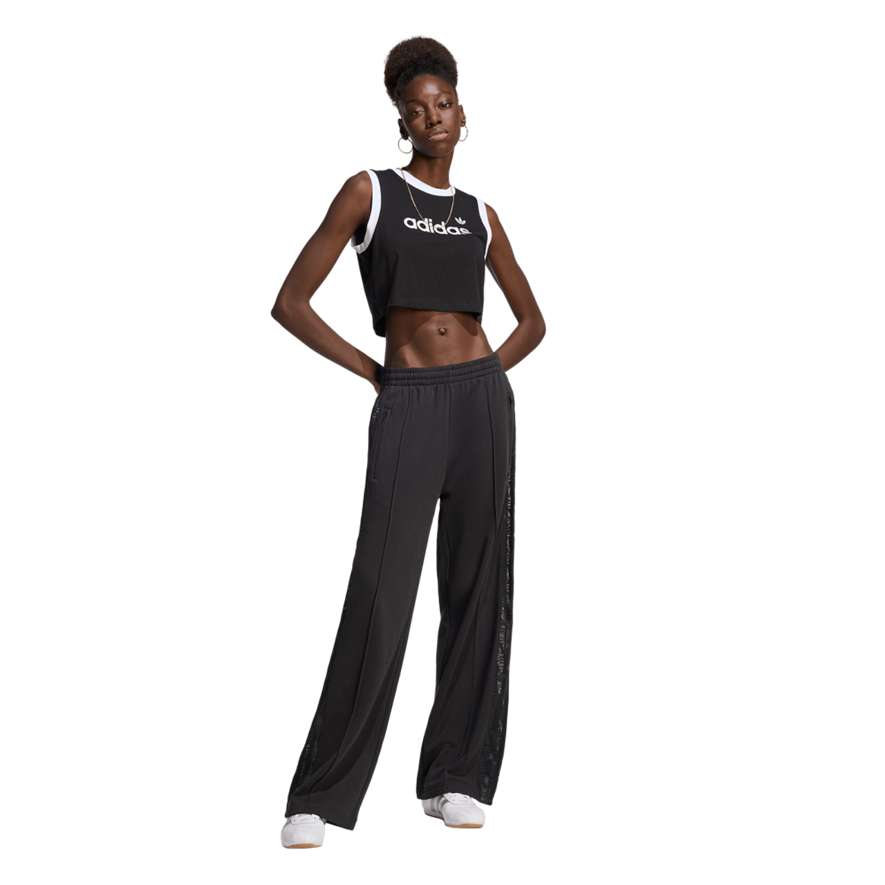 adidas Firebird Lace Track Pants Image 5 of 6. Tap to open photo gallery.