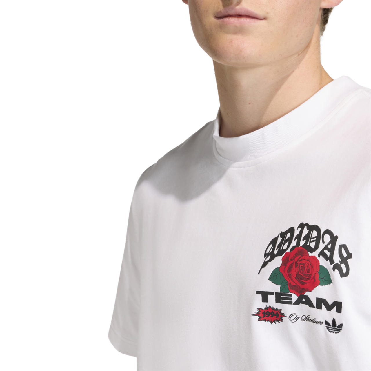 adidas Roses GFX T-Shirt Image 3 of 4. Tap to open photo gallery.