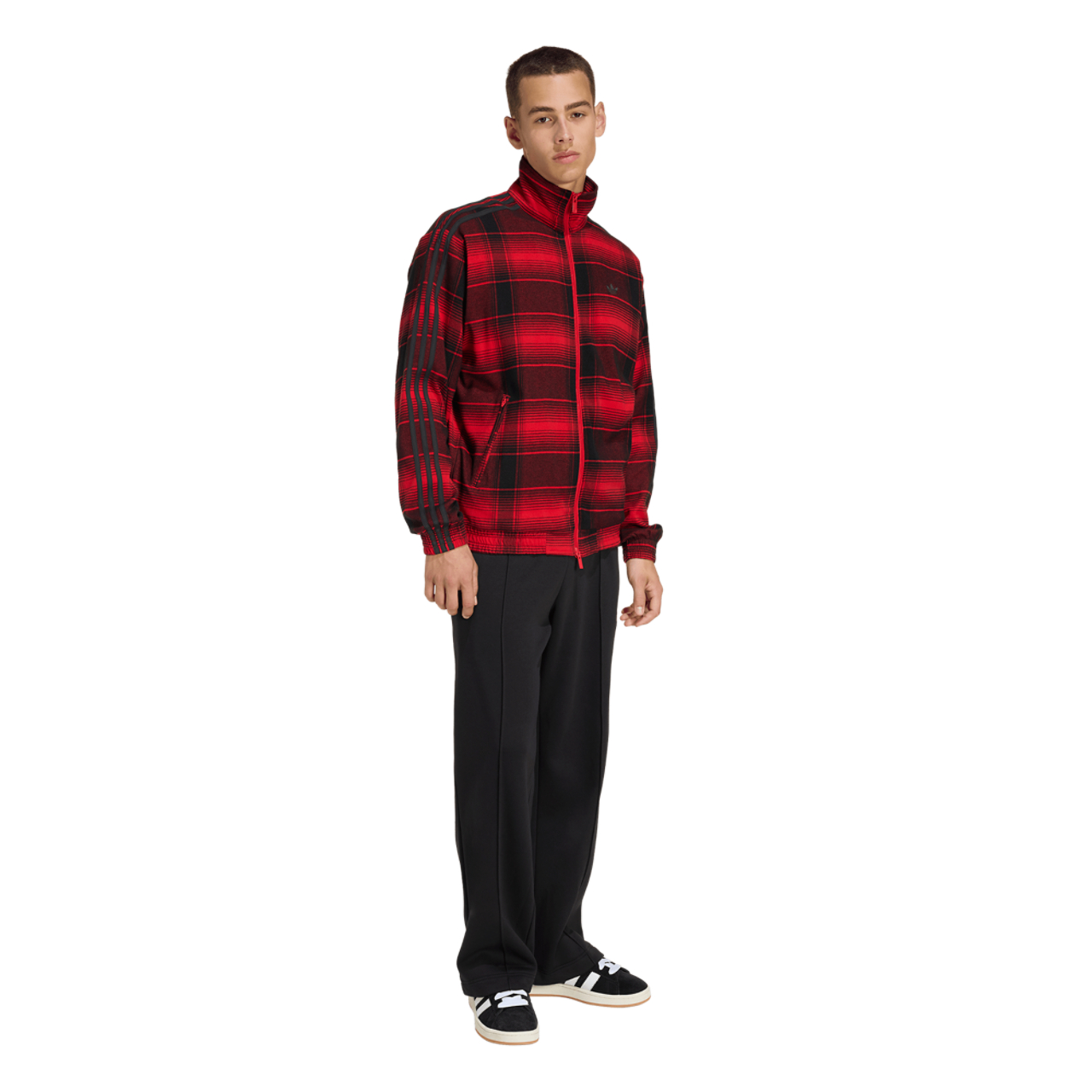 adidas Originals Firebird Tartan Track Top Image 5 of 6. Tap to open photo gallery.