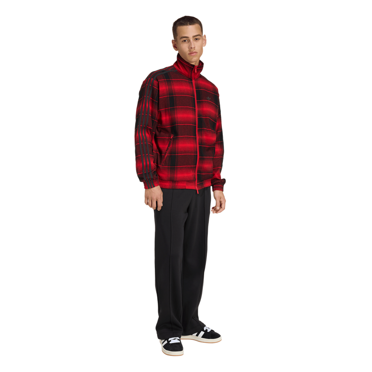 adidas Originals Firebird Tartan Track Top Image 5 of 6. Tap to open photo gallery.