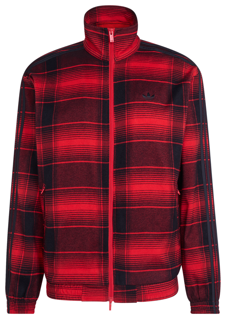adidas Originals Firebird Tartan Track Top Image 6 of 6. Tap to open photo gallery.