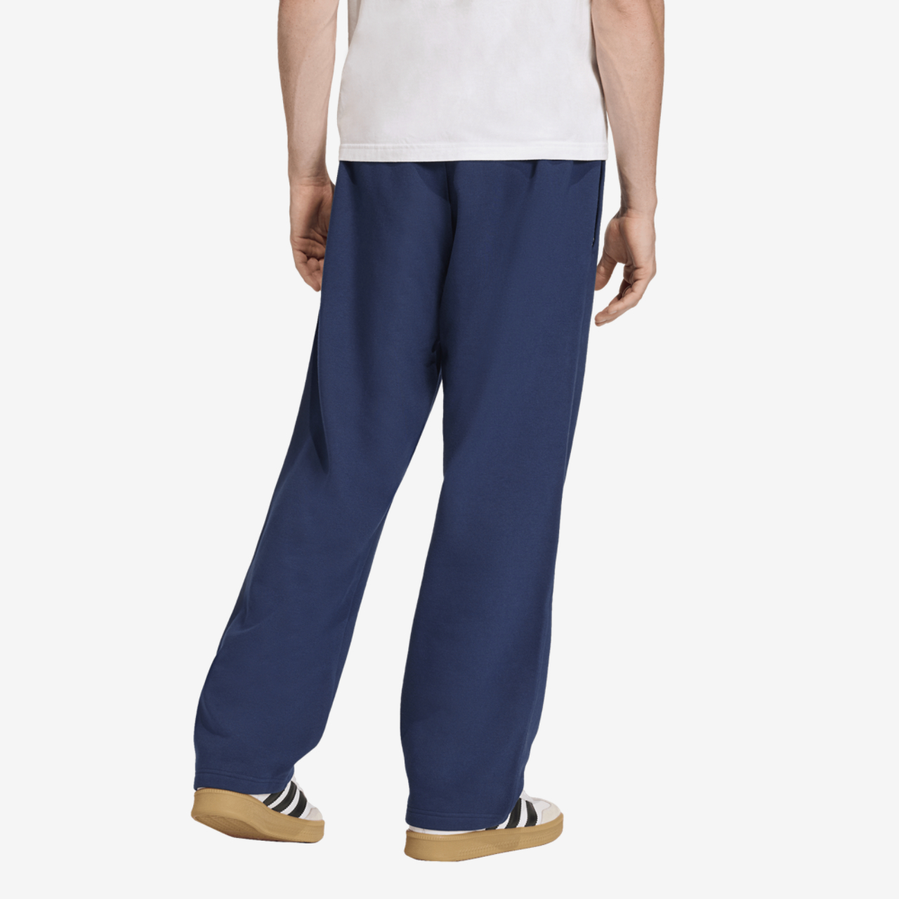 adidas Originals Trefoil Essentials Open Hem Pants Image 3 of 7. Tap to open photo gallery.