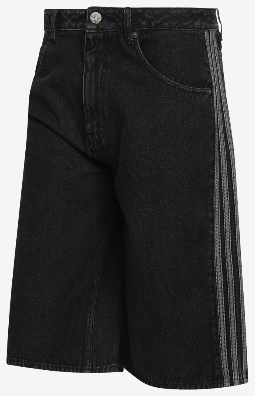 adidas Originals Firebird Adicolor Denim Shorts Image 7 of 7. Tap to open photo gallery.