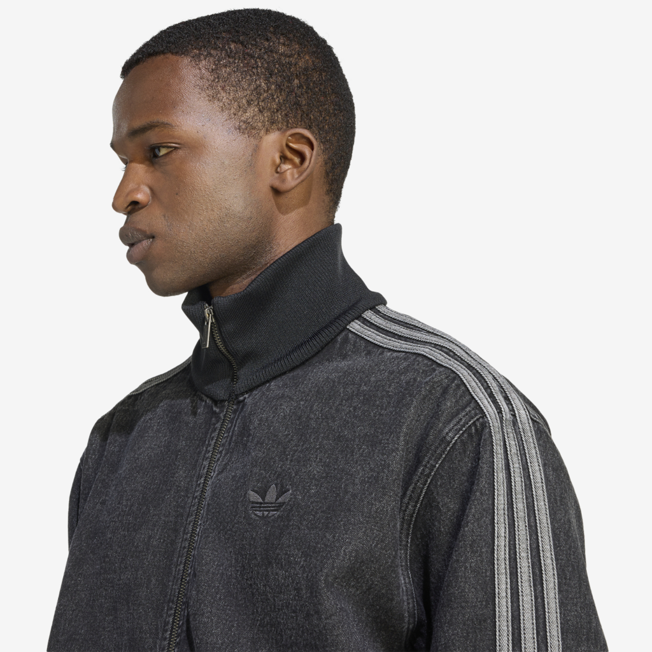 adidas Originals Adicolor Denim Firebird Track Top Image 3 of 6. Tap to open photo gallery.