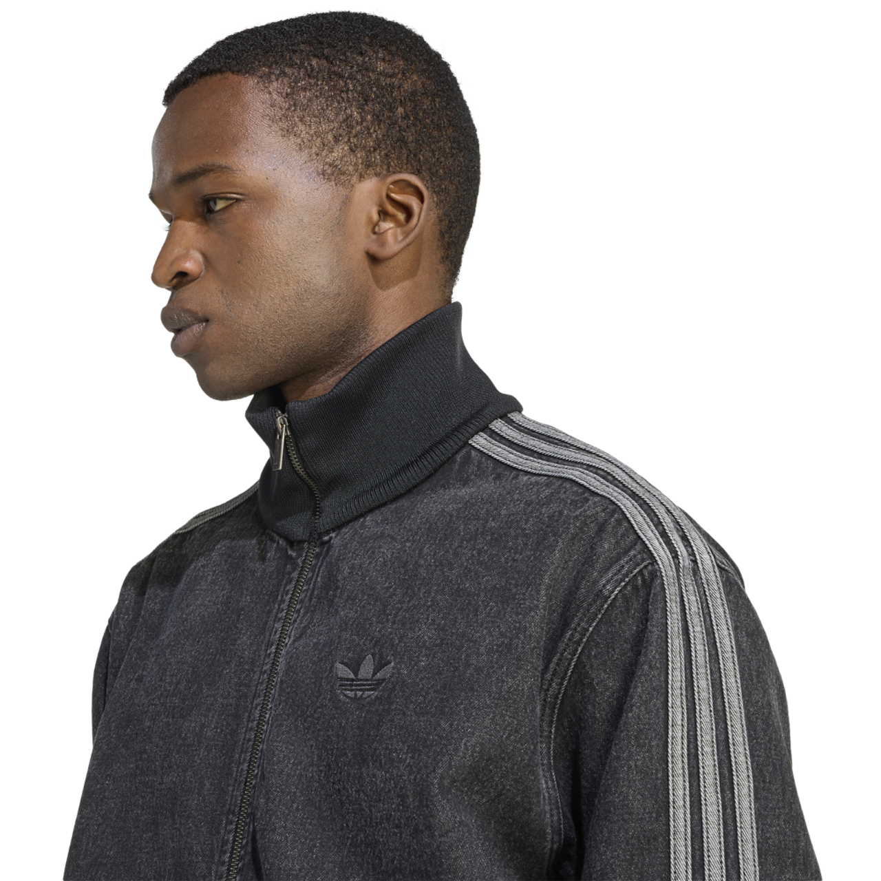 adidas Originals Adicolor Denim Firebird Track Top Image 3 of 6. Tap to open photo gallery.