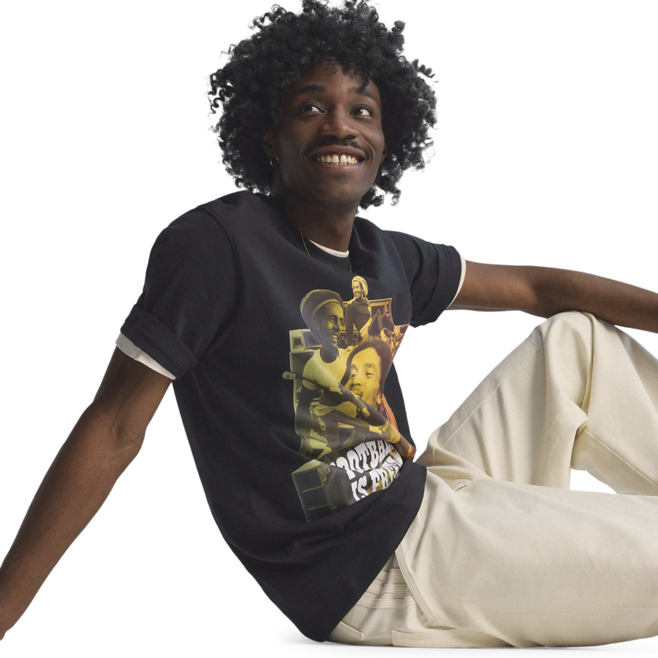 adidas Jamaica Bob OG 1 T-Shirt Image 3 of 11. Tap to open photo gallery.