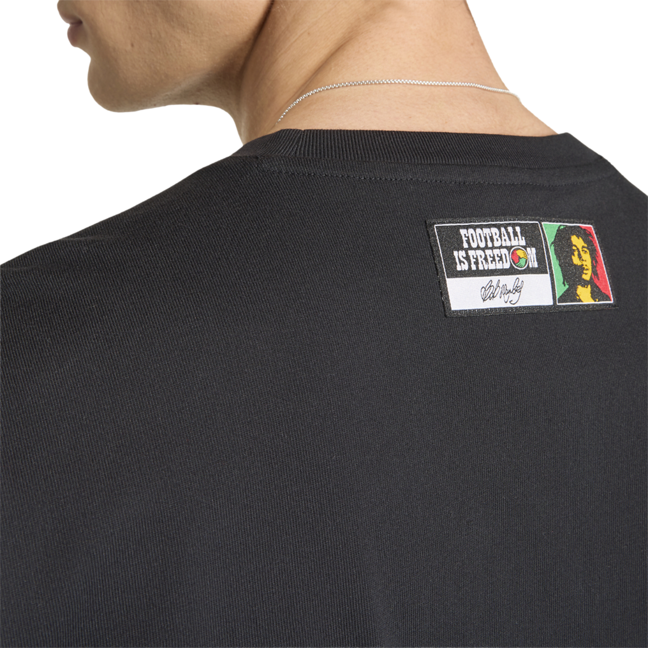 adidas Jamaica Bob OG 1 T-Shirt Image 5 of 11. Tap to open photo gallery.