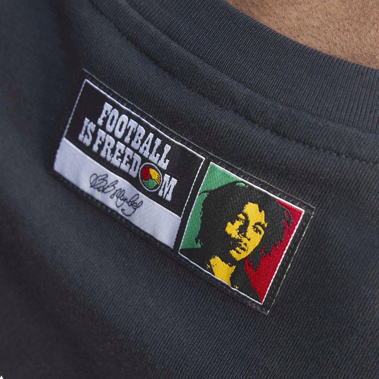 adidas Jamaica Bob OG 1 T-Shirt Image 7 of 11. Tap to open photo gallery.