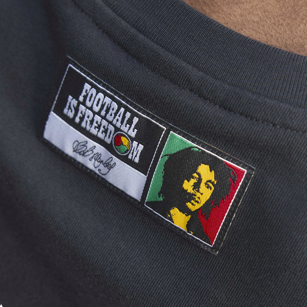 adidas Jamaica Bob OG 1 T-Shirt Image 7 of 11. Tap to open photo gallery.