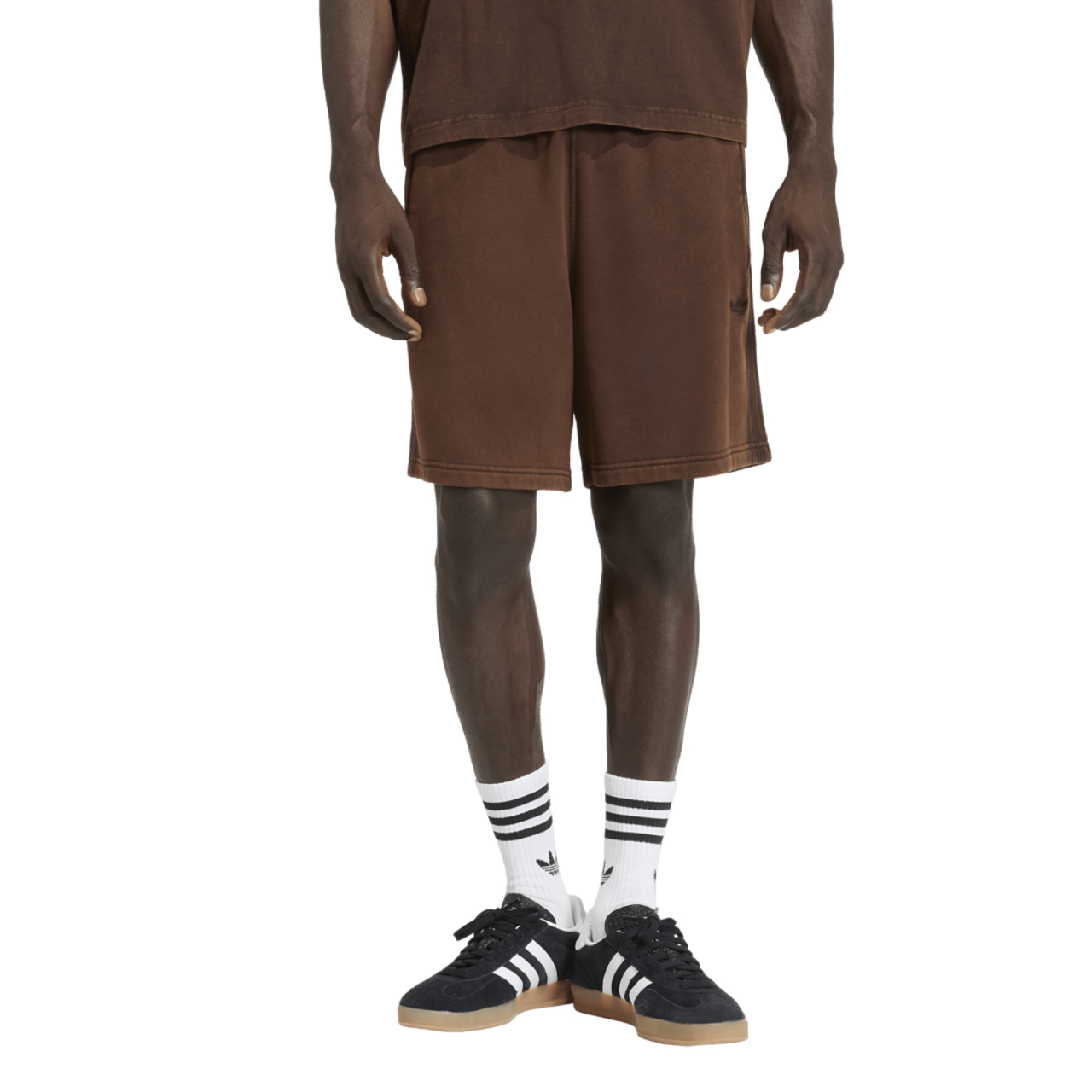adidas Originals Prem Essentials Retro Washed 9" Shorts Image 1 of 6. Tap to open photo gallery.