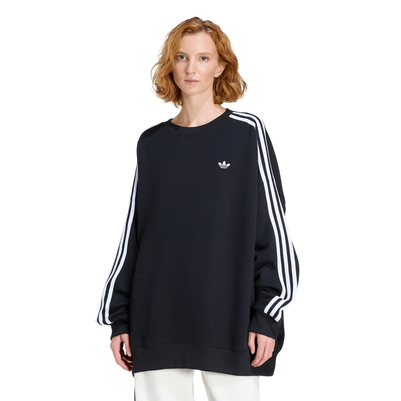 adidas Originals Oversized Adilenium Crew Sweatshirt Image 1 of 6. Tap to open photo gallery.