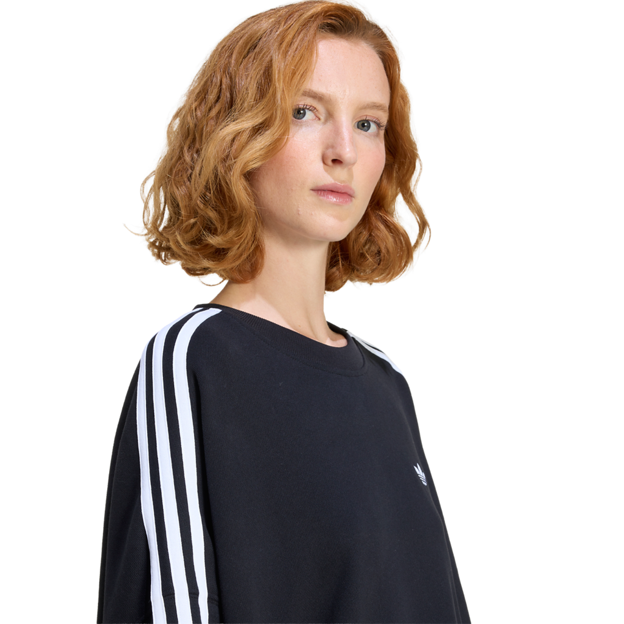 adidas Originals Oversized Adilenium Crew Sweatshirt Image 3 of 6. Tap to open photo gallery.