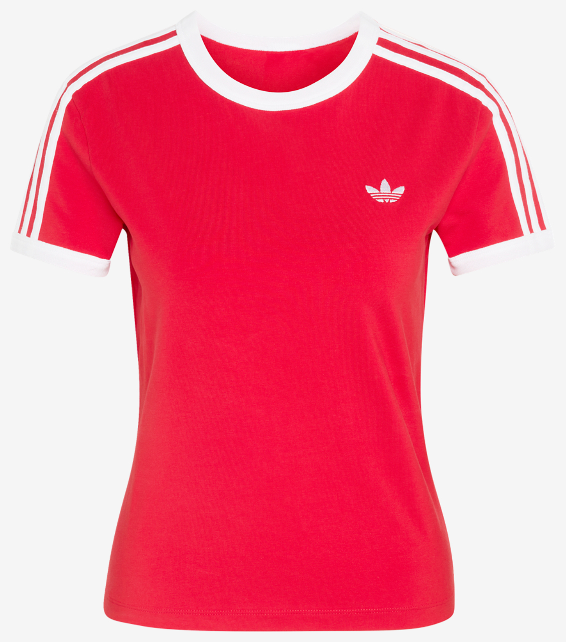 adidas Originals 3-Stripes Slim T-Shirt Image 7 of 7. Tap to open photo gallery.
