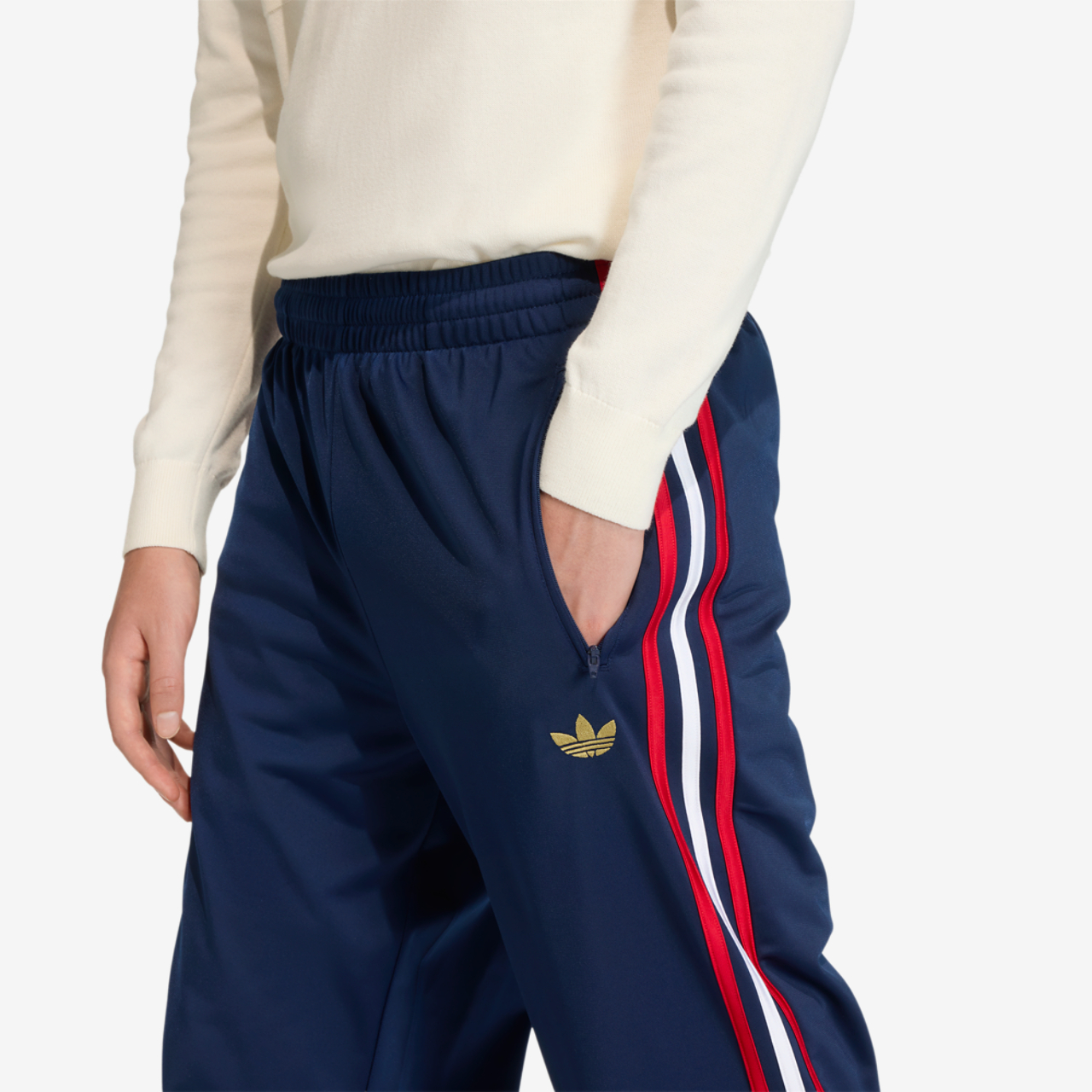 adidas Firebird Track Pants Image 4 of 7. Tap to open photo gallery.