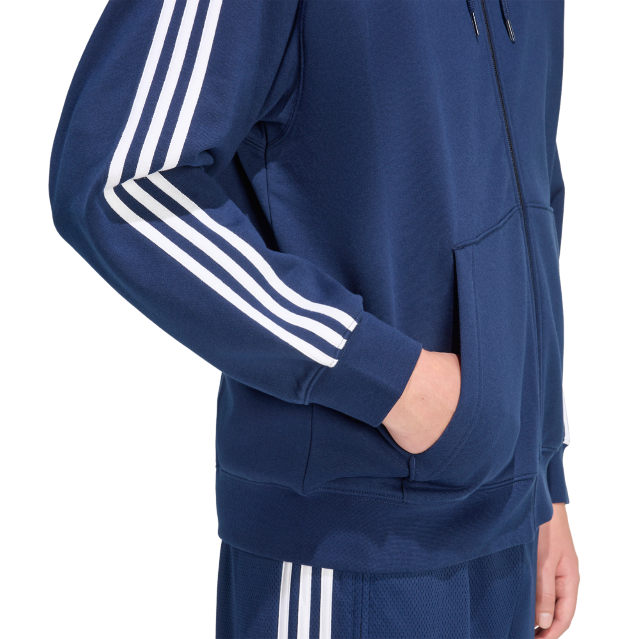 adidas Originals Adicolor Oversize Full-Zip Hoodie Image 4 of 6. Tap to open photo gallery.