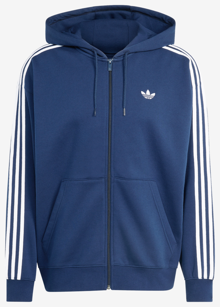 adidas Originals Adicolor Oversize Full-Zip Hoodie Image 6 of 6. Tap to open photo gallery.