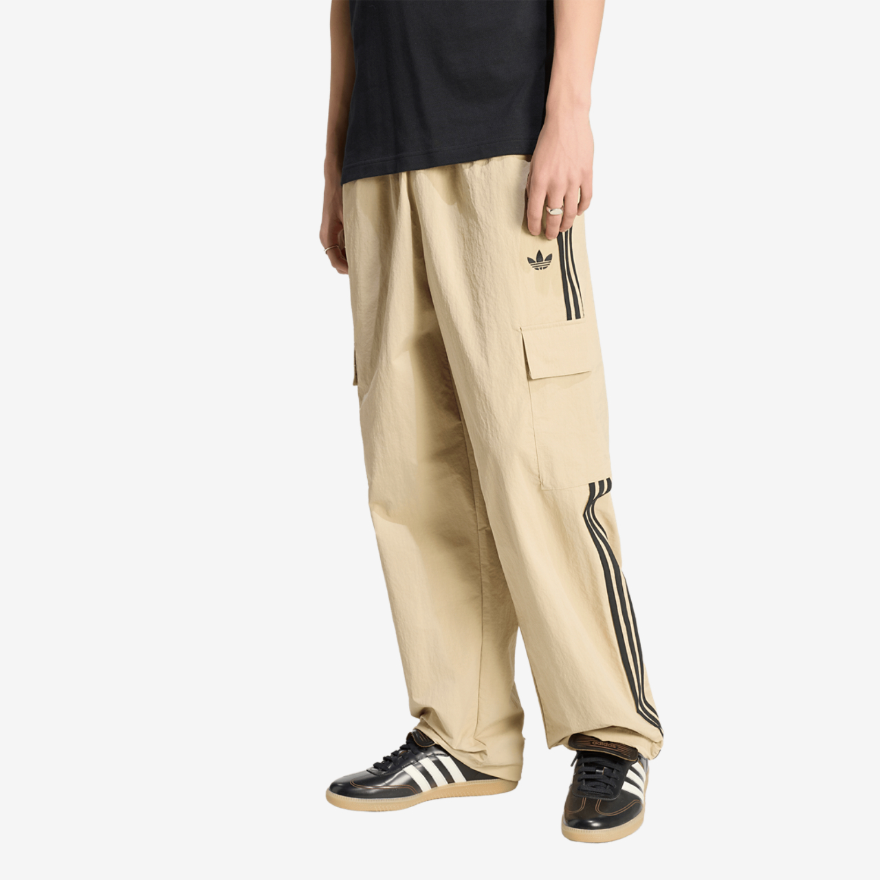 adidas Originals adicolor Classics 3 Strp Cargo Pants Image 1 of 6. Tap to open photo gallery.