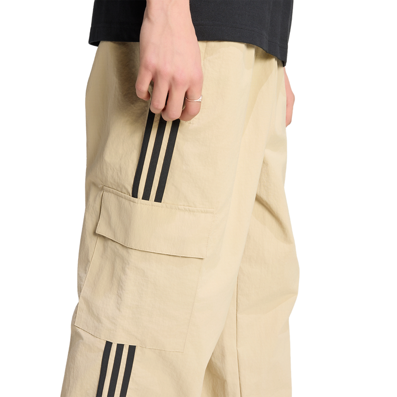adidas Originals adicolor Classics 3 Strp Cargo Pants Image 4 of 6. Tap to open photo gallery.