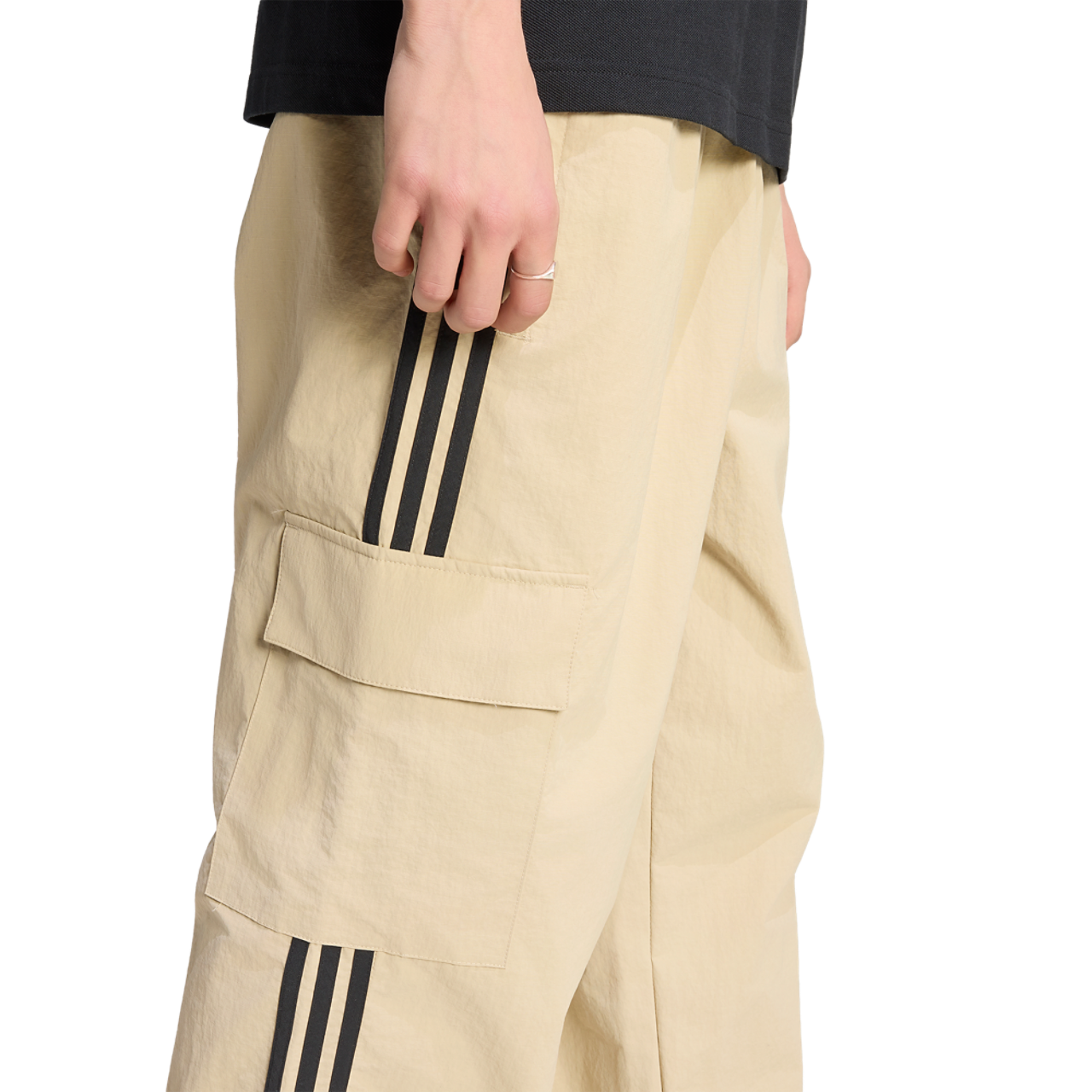 adidas Originals adicolor Classics 3 Strp Cargo Pants Image 4 of 6. Tap to open photo gallery.