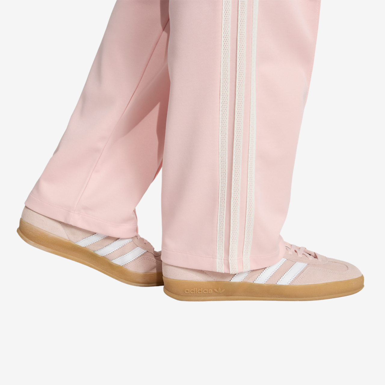 adidas Originals Firebird Knitted Crochet Track Pants Image 4 of 6. Tap to open photo gallery.