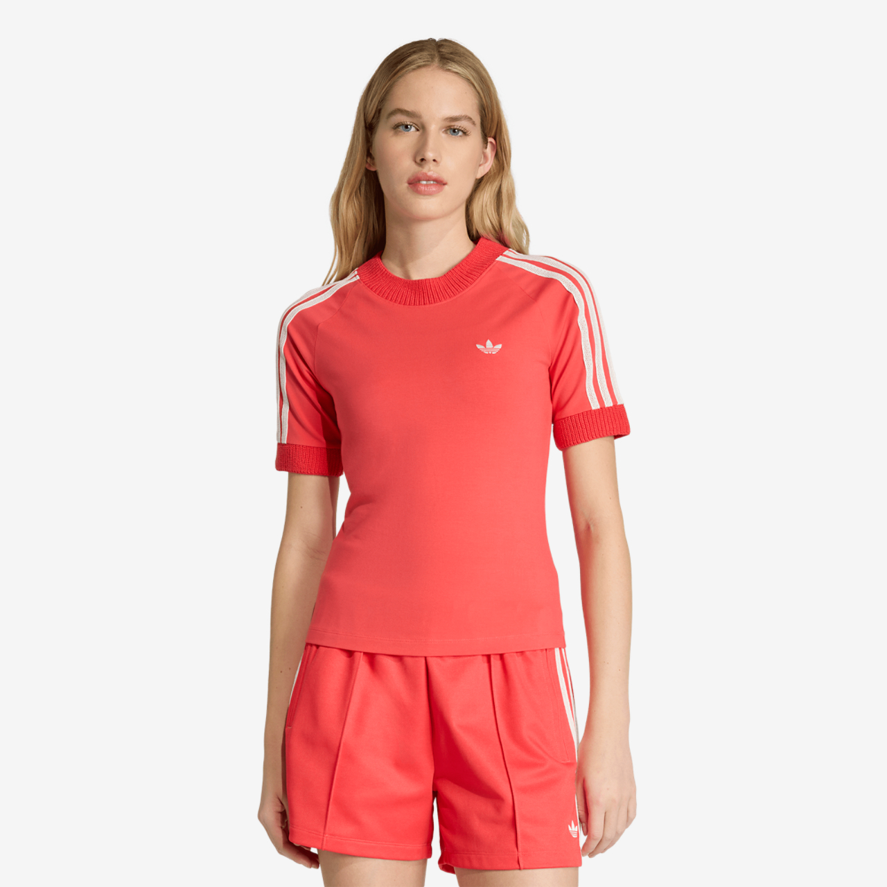 adidas Originals California Knitted Crochet T-Shirt - Women's