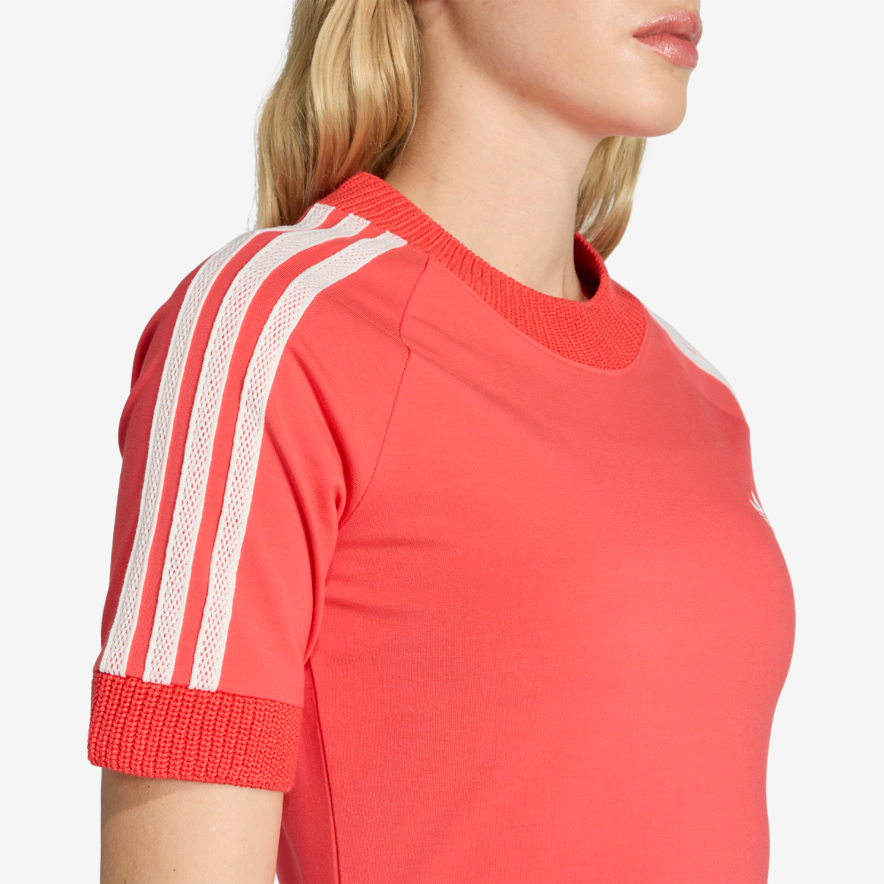 adidas Originals California Knitted Crochet T-Shirt - Women's