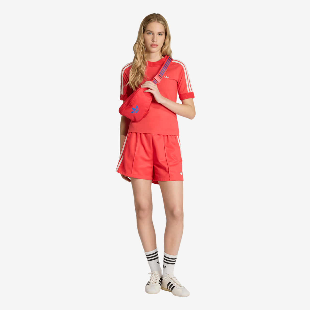 adidas Originals California Knitted Crochet T-Shirt - Women's