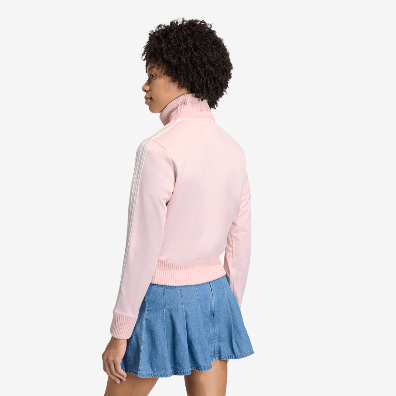 adidas Originals Firebird Knitted Crochet Track Top Image 3 of 7. Tap to open photo gallery.