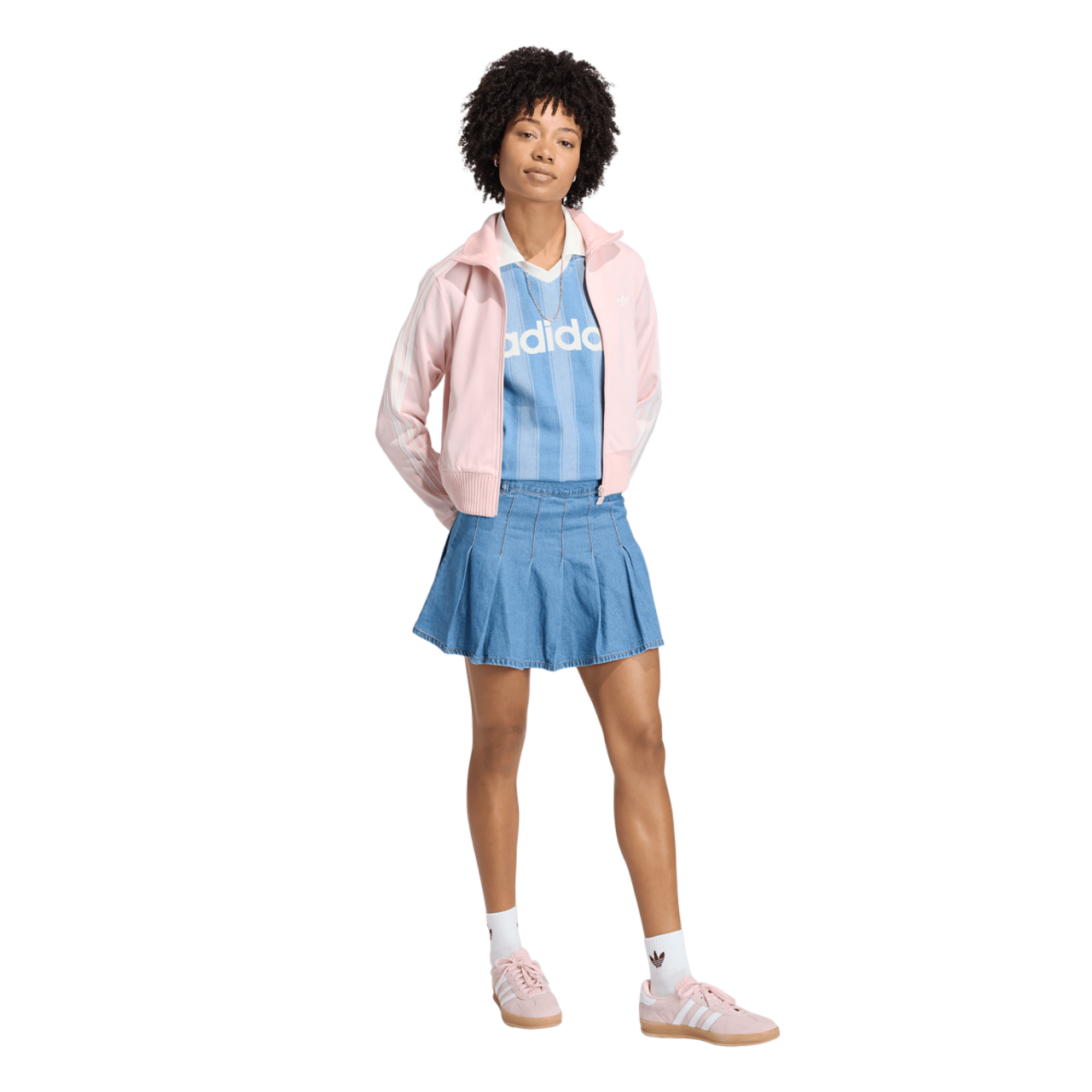 adidas original FIREBIRD TT 短丈 クロップド丈 OT adidas Originals Firebird Knitted Crochet Track Top - Women's