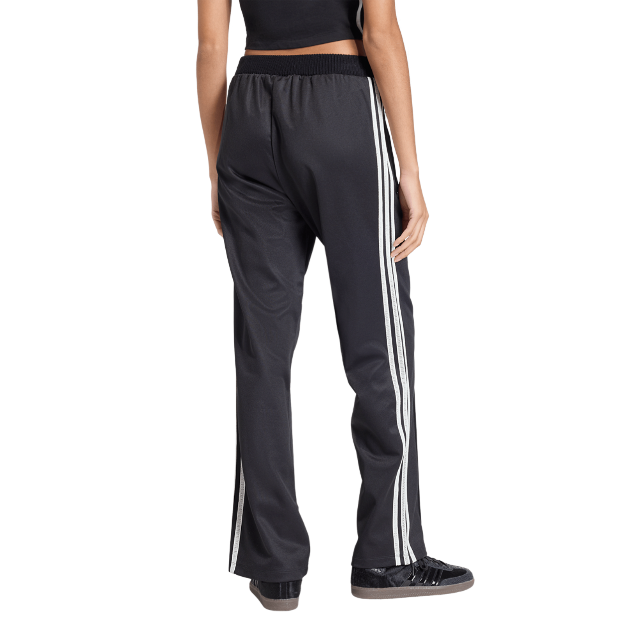 adidas Originals Firebird Knitted Crochet Track Pants Image 3 of 7. Tap to open photo gallery.