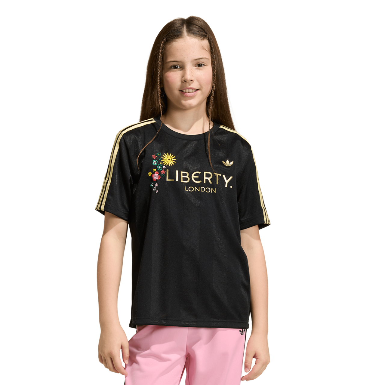 adidas Originals x Liberty London Loose Jersey Image 1 of 6. Tap to open photo gallery.