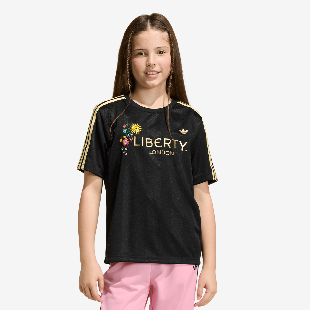 adidas Originals x Liberty London Loose Jersey Image 1 of 6. Tap to open photo gallery.