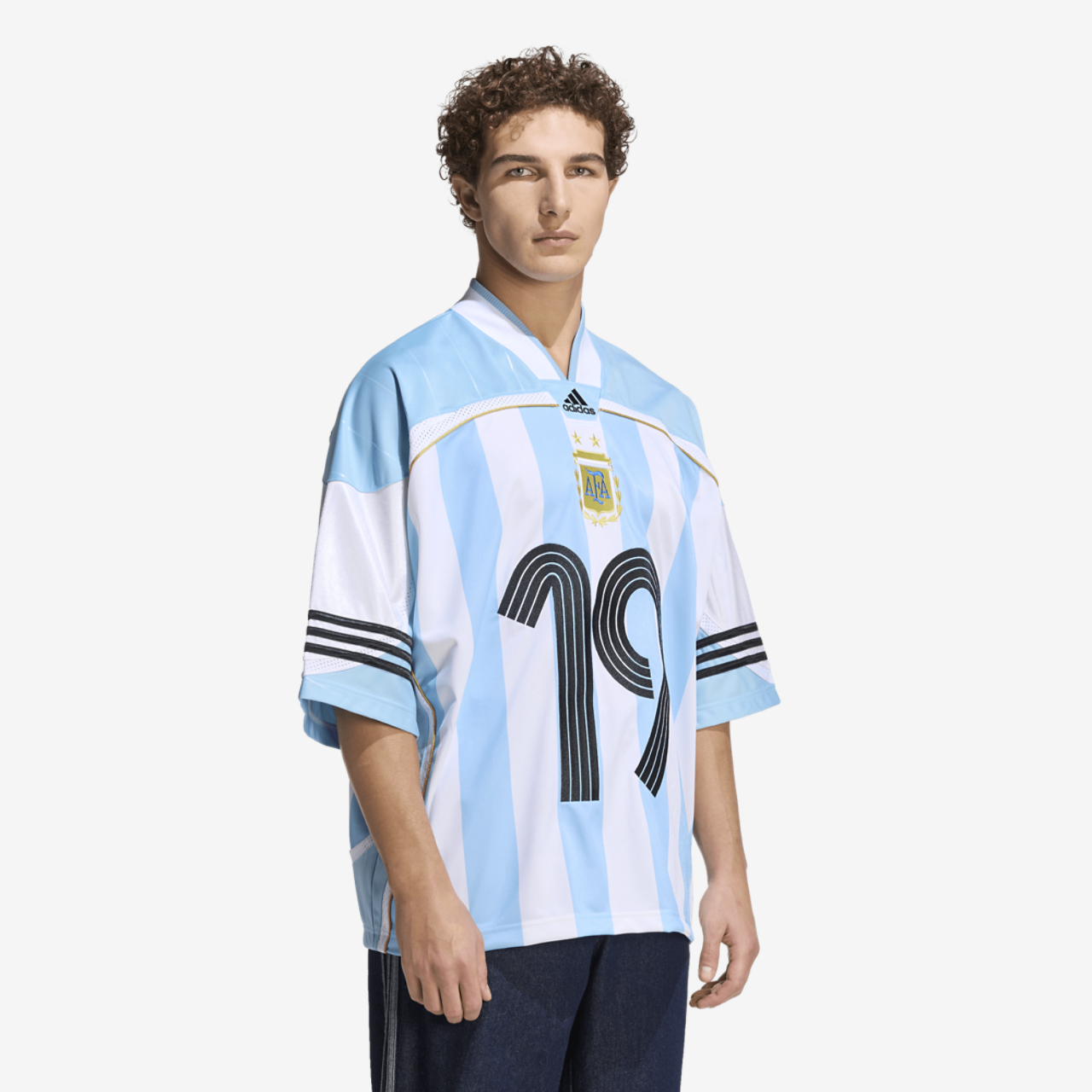 adidas Bringback Remixed Argentina Jersey Image 1 of 4. Tap to open photo gallery.