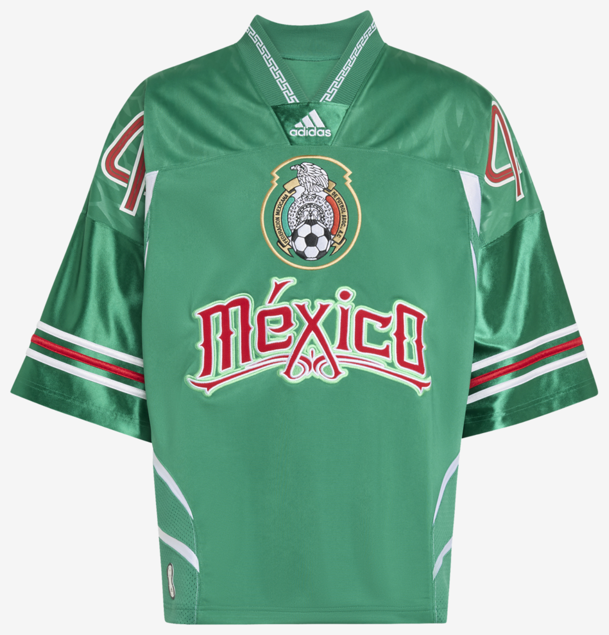 adidas Mexico Retro Oversized Jersey Image 1 of 1. Tap to open photo gallery.