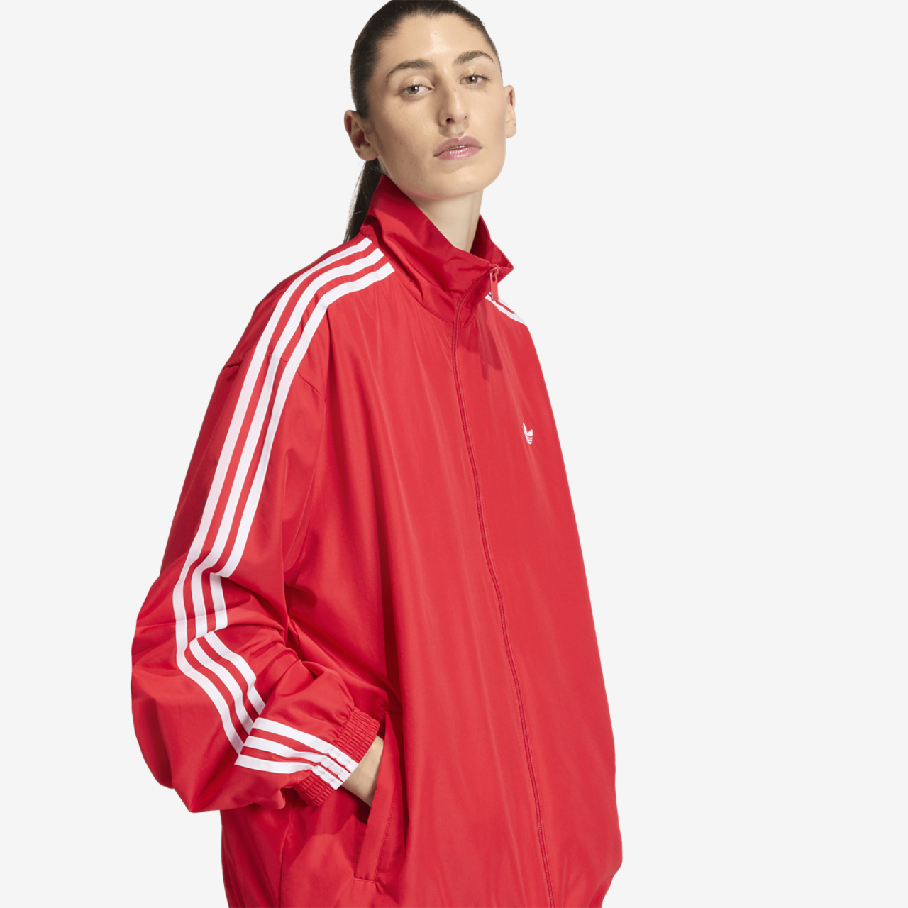 adidas Originals adilenium Firebird Track Top Image 5 of 7. Tap to open photo gallery.