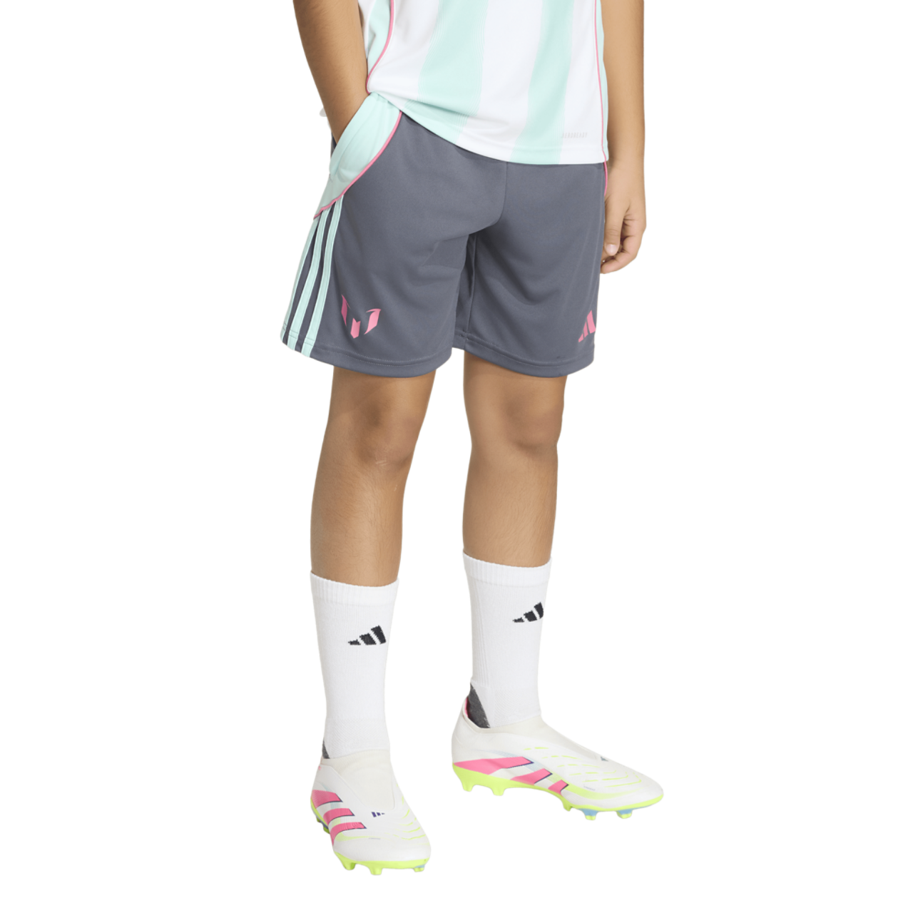 adidas Messi Soccer Shorts Image 1 of 4. Tap to open photo gallery.
